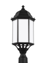 Generation Lighting. - 8238751-12 - One Light Outdoor Post Lantern - Sevier - Black