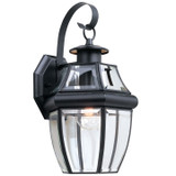 Generation Lighting. - 8067-12 - One Light Outdoor Wall Lantern - Lancaster - Black