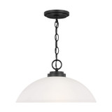 Generation Lighting. - 65160-112 - One Light Pendant - Oslo - Midnight Black