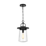 Generation Lighting. - 6208901-12 - One Light Outdoor Pendant - Tybee - Black