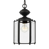Generation Lighting. - 6008-12 - One Light Outdoor Semi-Flush Convertible Pendant - Classico - Black