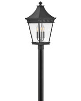 Hinkley - 27091MB - LED Post Top or Pier Mount - Chapel Hill - Museum Black