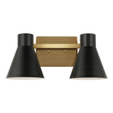 Generation Lighting. - 4441302-848 - Two Light Wall / Bath - Towner - Satin Brass