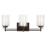 Generation Lighting. - 4437303-710 - Three Light Wall / Bath - Elmwood Park - Bronze