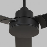 Generation Lighting. - 3JVR44MBK - 44" Ceiling Fan - Jovie - Midnight Black