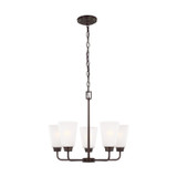 Generation Lighting. - 3115205-710 - Five Light Chandelier - Kerrville - Bronze