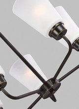 Generation Lighting. - 3115205-710 - Five Light Chandelier - Kerrville - Bronze