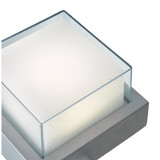 Abra - 50024ODW-SL - LED Wall Fixture - Geo - Silica