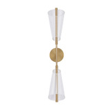 Kuzco Lighting - WS62629-BG/LG - LED Wall Sconce - Mulberry - Brushed Gold/Light Guide