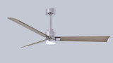 Matthews Fan Company - AKLK-BN-GA-56 - 56"Ceiling Fan - Alessandra - LK - Brushed Nickel
