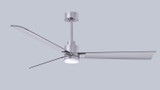 Matthews Fan Company - AKLK-BN-BN-56 - 56"Ceiling Fan - Alessandra - LK - Brushed Nickel