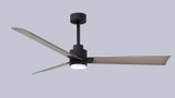 Matthews Fan Company - AKLK-BK-GA-56 - 56"Ceiling Fan - Alessandra - LK - Matte Black