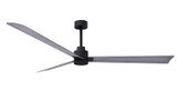 Matthews Fan Company - AK-BK-BW-72 - 72"Ceiling Fan - Alessandra - Matte Black
