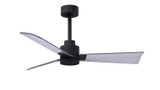 Matthews Fan Company - AK-BK-BN-42 - 42"Ceiling Fan - Alessandra - Matte Black