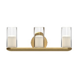 Kuzco Lighting - VL53519-BG/CL - LED Vanity - Birch - Brushed Gold/Clear