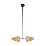 Kuzco Lighting - PD20602-BK/OP - LED Pendant - Lanai - Black/Opal Glass