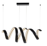 Abra - 10006PN-MB - LED Pendant - Sling - Matte Black