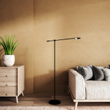 Kuzco Lighting - FL90155-BK - LED Floor Lamp - Rotaire - Black