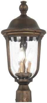 Minka-Lavery - 73248-748 - Three Light Outdoor Post Mount - Havenwood - Tauira Bronze And Alder Silver