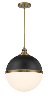 Minka-Lavery - 6606-885 - One Light Pendant - Vorey - Coal And Oxidized Aged Brass
