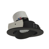 Nora Lighting - NPR-4RC40XBB - Adjustable Trim - LED Pearl - Black Reflector / Black Flange