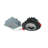 Nora Lighting - NM4-RG30BB - LED Adjustable Gimbal - Rec LED Nm4 - Black