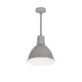 Nora Lighting - NRLM-8ST1840GMWLE4/96 - Stem Mounted LED Shade - LED Rlm - Gun Metal Outer / White Inner