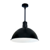 Nora Lighting - NRLM-16ST3840BWLE4/72 - Stem Mounted LED Shade - LED Rlm - Black Outer / White Inner