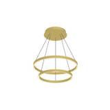 Kuzco Lighting - CH87224-BG - LED Chandelier - Cerchio - Brushed Gold