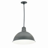 Nora Lighting - NRLM-16C3840GMWLE4 - 16" Rlm Shade - LED Rlm - Gun Metal Outer / White Inner