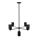 Kuzco Lighting - CH57731-BK - Five Light Chandelier - Nola - Black