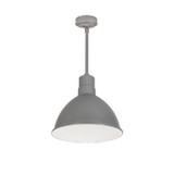 Nora Lighting - NRLM-10ST3040GMWLE4/72 - Stem Mounted LED Shade - LED Rlm - Gun Metal Outer / White Inner