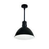Nora Lighting - NRLM-10ST3040BWLE4/48 - Stem Mounted LED Shade - LED Rlm - Black Outer / White Inner