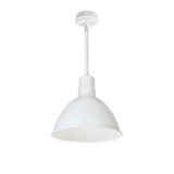 Nora Lighting - NRLM-10ST3035WWLE4/84 - Stem Mounted LED Shade - LED Rlm - White Outer / White Inner
