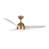 Kuzco Lighting - CF91954-BG/WH - 54"Ceiling Fan - Thalia - Brushed Gold/Matte White