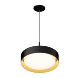 ET2 - E51013-BKGLD - LED Pendant - Echo - Black / Gold