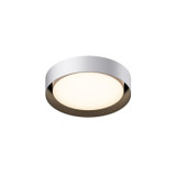 ET2 - E51012-WTBK - LED Flush Mount - Echo - White / Black