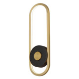 ET2 - E42106-BKGLD - LED Outdoor Wall Sconce - Gravity - Black / Gold