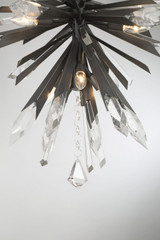 Metropolitan - N1947-766 - 12 Light Pendant - Elsa - Midnight Graphite