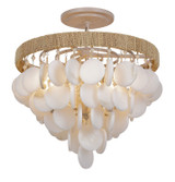 Metropolitan - N1914-759 - Four Light Semi Flush Mount - Aurelia'S Cove - Autumn White