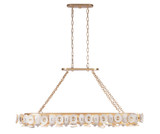 Metropolitan - N1869-760 - 14 Light Island Pendant - Niu - Fawn Gold