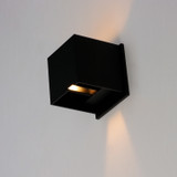 ET2 - E41308-BK - LED Outdoor Wall Sconce - Alumilux Cube - Black