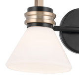 Kichler - 55154BK - Two Light Bath - Farum - Black