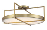 Minka-Lavery - 5617-695-L - LED Semi Flush Mount - Boada - Soft Brass