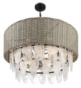 Minka-Lavery - 5297-66A - Nine Light Pendant - Breakers Isle - Coal