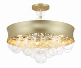 Minka-Lavery - 5197-697 - Eight Light Convertible Pendant - Verdi Square - Soft Gold