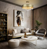 Minka-Lavery - 5197-697 - Eight Light Convertible Pendant - Verdi Square - Soft Gold