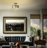 Minka-Lavery - 5195-697 - Three Light Convertible Pendant - Verdi Square - Soft Gold