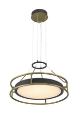 Minka-Lavery - 5086-781-L - LED Pendant - Levitation - Sand Coal & Soft Brass