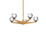 Modern Forms - PD-82024-AB - LED Chandelier - Double Bubble - Aged Brass